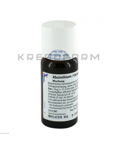 Абсинтіум глобули, краплі, розчин, суміш, таблетки ● Absinthium