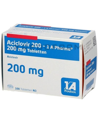 Ацикловір крем, порошок, таблетки ● Aciclovir