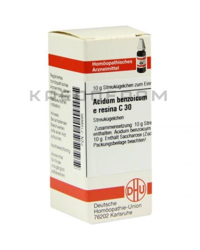 Ацидум Бензоікум ампули, глобули, рідина, розчин, таблетки ● Acidum Benzoicum