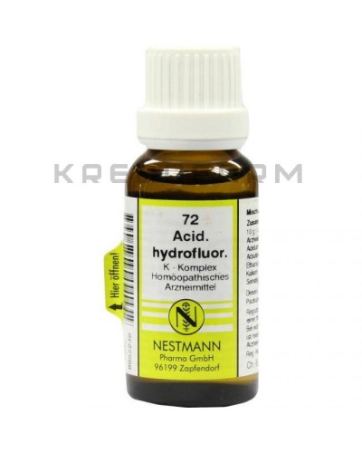 Ацидум Гидрофлюорикум ампулы, глобули, раствор, таблетки ● Acidum Hydrofluoricum