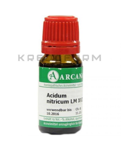 Ацидум Нітрикум ампули, глобули, розчин, таблетки ● Acidum Nitricum