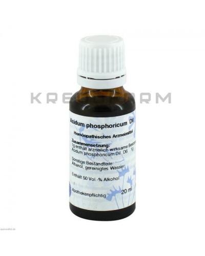 Ацидум Фосфорикум ампули, глобули, рідина, розчин, таблетки ● Acidum Phosphoricum