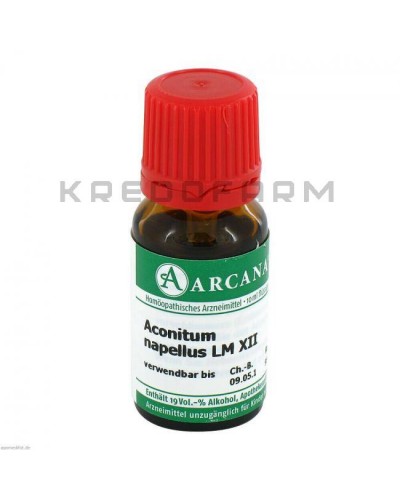 Аконітум Напеллюс ампули, глобули, розчин ● Aconitum Napellus