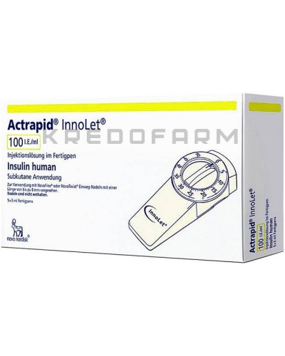 Актрапид картриджи, раствор ● Actrapid