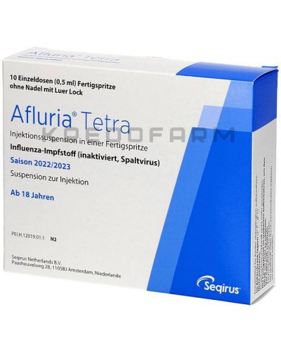 Афлуриа Тетра шприци ● Afluria Tetra