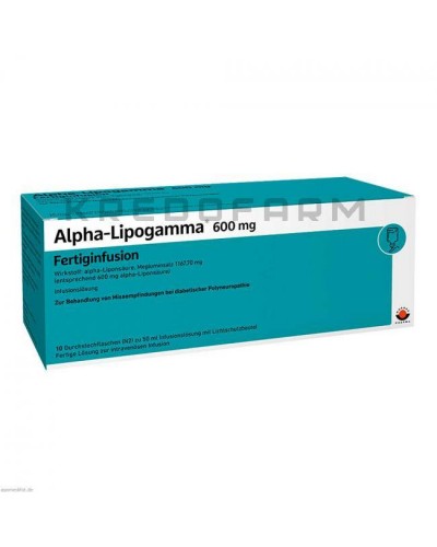 Альфа Ліпогамма концентрат, розчин, таблетки ● Alpha Lipogamma