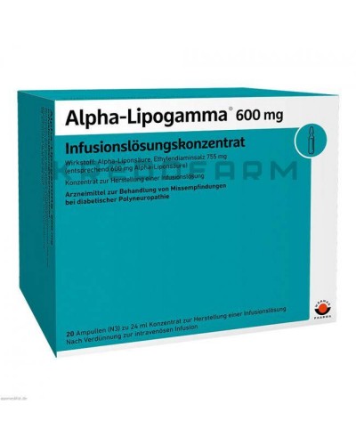 Альфа Липогамма концентрат, раствор, таблетки ● Alpha Lipogamma