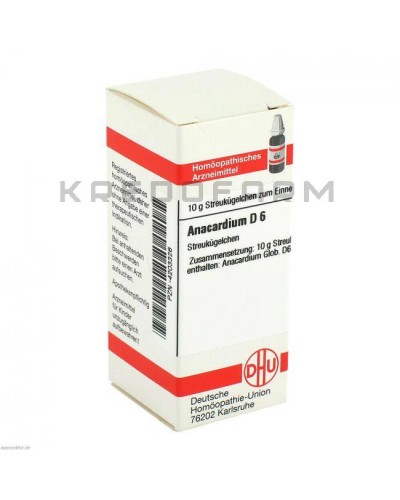 Анакардиум глобули, раствор, таблетки ● Anacardium