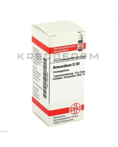 Анакардіум глобули, розчин, таблетки ● Anacardium
