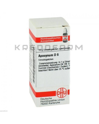 Апоцинум ампули, глобули, рідина, розчин, таблетки ● Apocynum