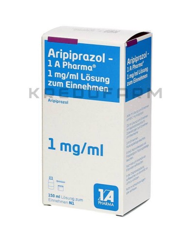 Арипипразол раствор, таблетки ● Aripiprazol