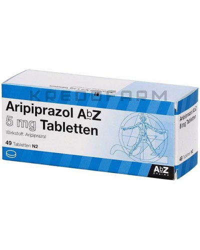 Арипипразол раствор, таблетки ● Aripiprazol