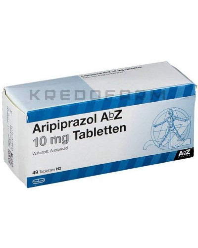 Арипипразол раствор, таблетки ● Aripiprazol