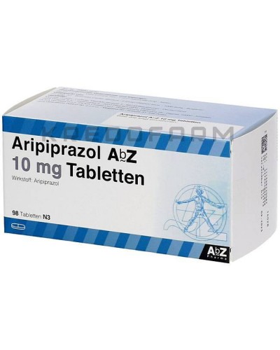 Аріпіпразол розчин, таблетки ● Aripiprazol