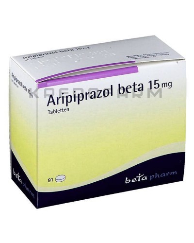 Арипипразол раствор, таблетки ● Aripiprazol