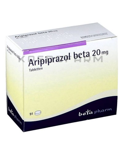 Арипипразол раствор, таблетки ● Aripiprazol