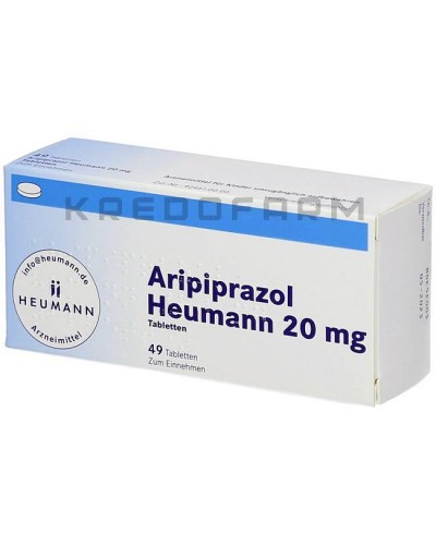 Аріпіпразол розчин, таблетки ● Aripiprazol