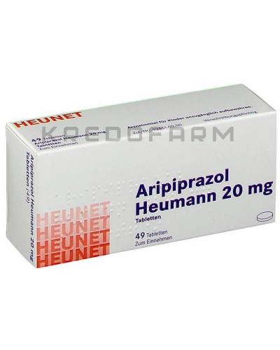 Арипипразол раствор, таблетки ● Aripiprazol