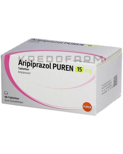 Арипипразол раствор, таблетки ● Aripiprazol