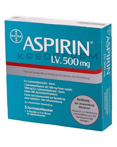 Аспірин гранули, порошок, таблетки ● Aspirin