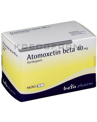 Атомоксетин капсулы ● Atomoxetin