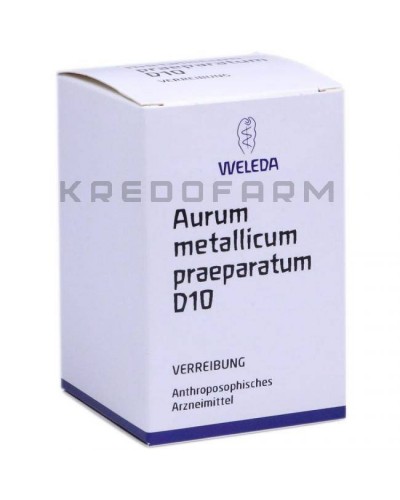 Аурум Металликум ампулы, глобули, раствор, таблетки, тритурация ● Aurum Metallicum