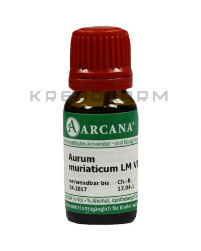 Аурум Муріатикум глобули, розчин ● Aurum Muriaticum