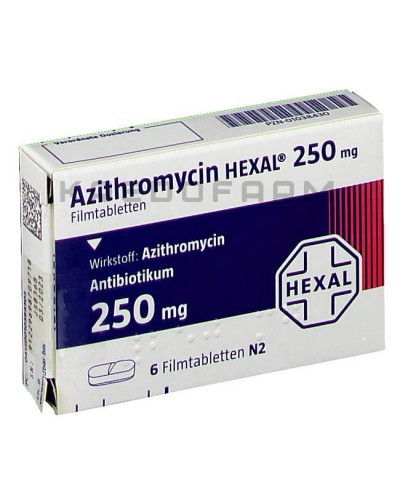 Азитромицин порошок, таблетки ● Azithromycin