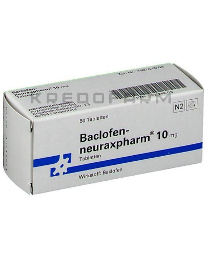 Баклофен раствор, таблетки ● Baclofen