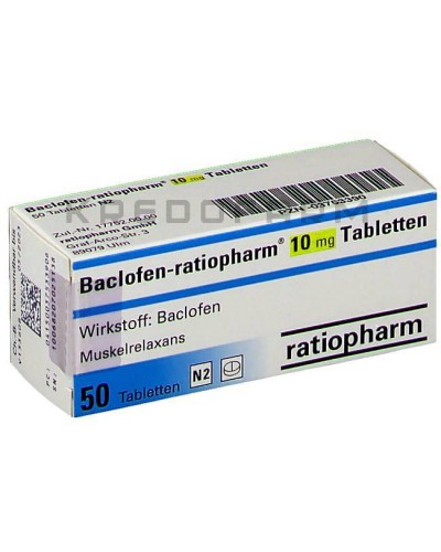 Баклофен раствор, таблетки ● Baclofen