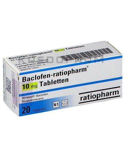 Баклофен раствор, таблетки ● Baclofen