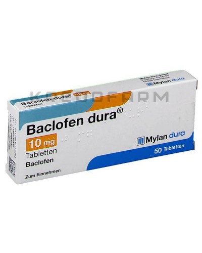 Баклофен раствор, таблетки ● Baclofen