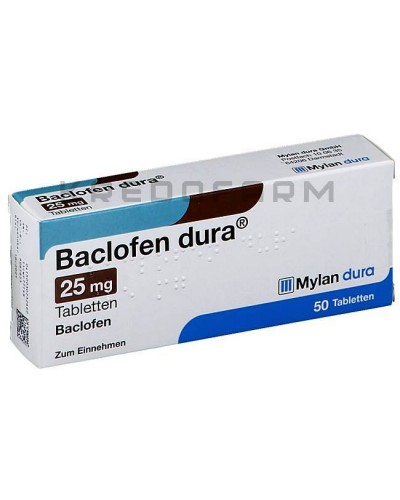 Баклофен раствор, таблетки ● Baclofen