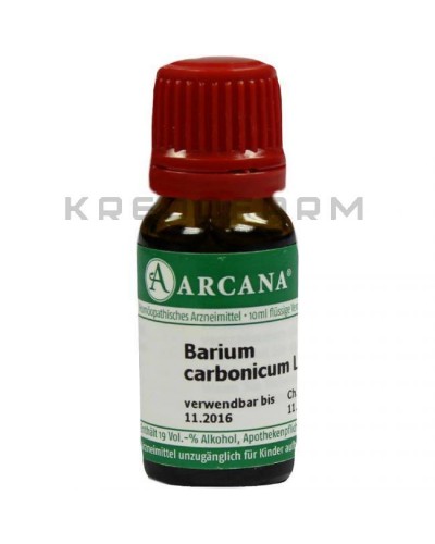 Бариум Карбоникум глобули, раствор, таблетки ● Barium Carbonicum