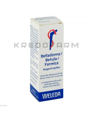 Белладонна Бетула глазные капли ● Belladonna Betula
