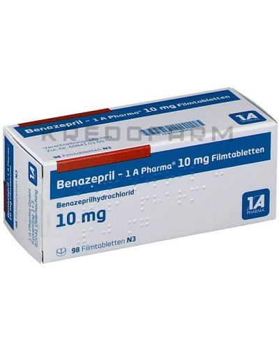 Беназеприл таблетки ● Benazepril