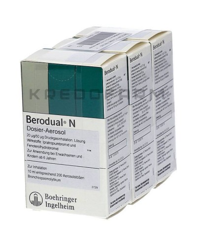 Беродуал аэрозоль, раствор ● Berodual