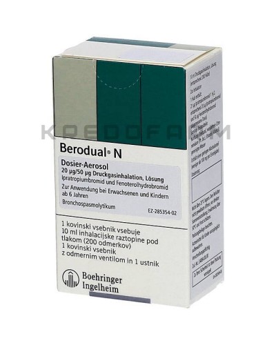 Беродуал аерозоль, розчин ● Berodual