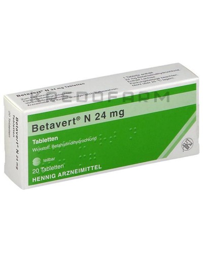 Бетаверт таблетки ● Betavert