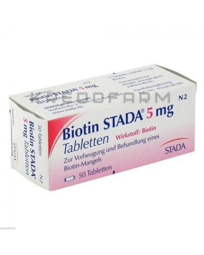 Біотин таблетки ● Biotin