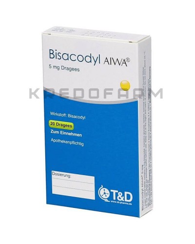 Бісакодил драже, супозиторії, таблетки ● Bisacodyl