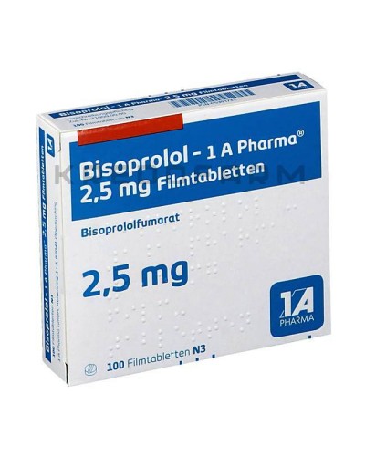 Бісопролол таблетки ● Bisoprolol