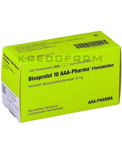 Бісопролол таблетки ● Bisoprolol