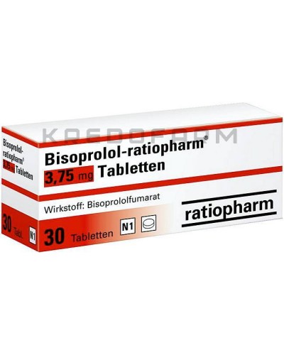 Бісопролол таблетки ● Bisoprolol