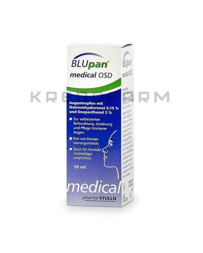 Блупан краплі, мазь ● Blupan