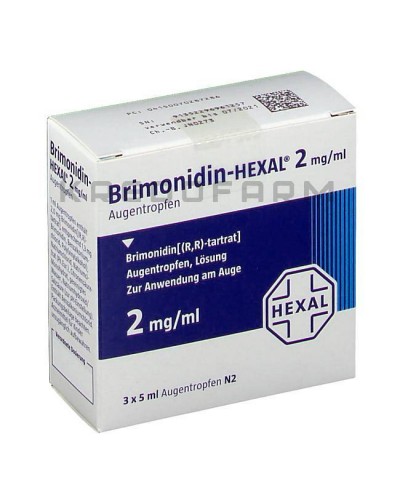 Бримонідин краплі, піпетки ● Brimonidin