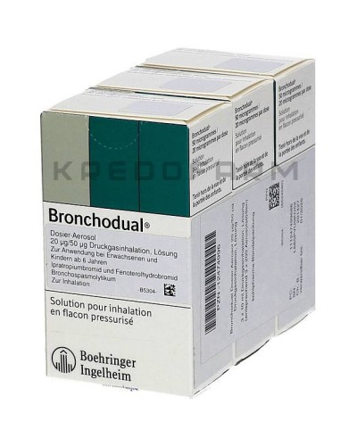 Бронходуал аэрозоль ● Bronchodual