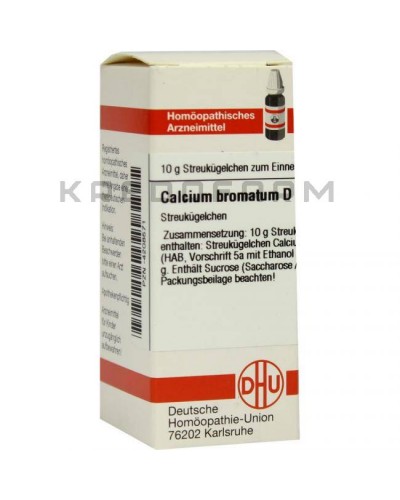 Кальциум Броматум глобули, раствор, таблетки ● Calcium Bromatum