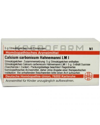 Кальціум Карбонікум ампули, глобули, розчин, таблетки ● Calcium Carbonicum