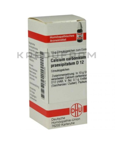 Кальциум Карбоникум ампулы, глобули, раствор, таблетки ● Calcium Carbonicum